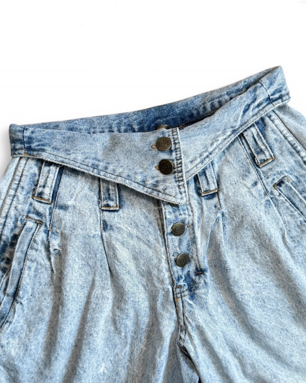Vintage Express High Waisted Jean Shorts