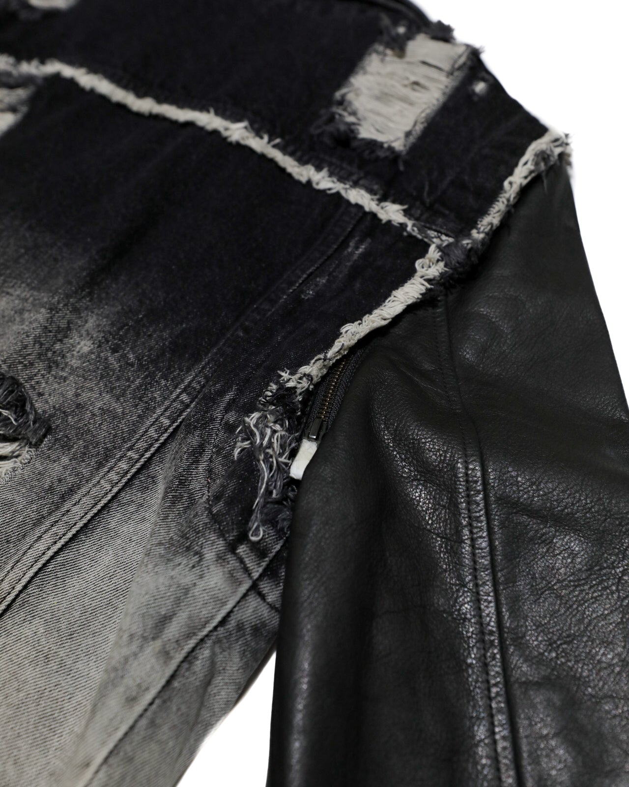 JOCELYN DISTRESSED MOTORCYCLE STYLE JACKET