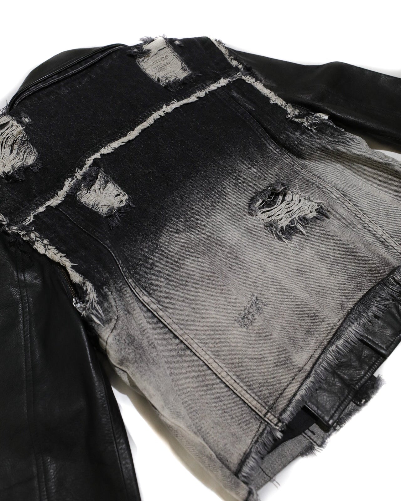 JOCELYN DISTRESSED MOTORCYCLE STYLE JACKET