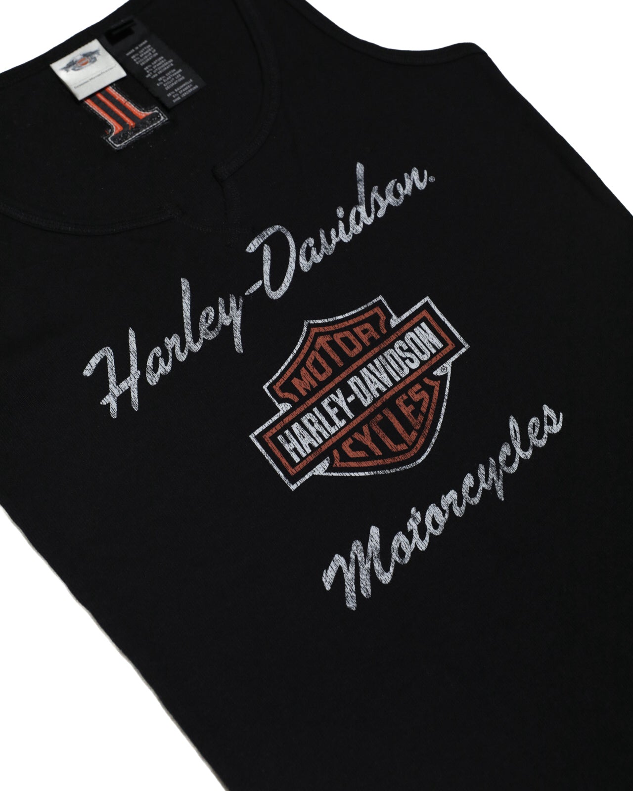 HARLEY DAVIDSON NOTCH NECK TANK TOP