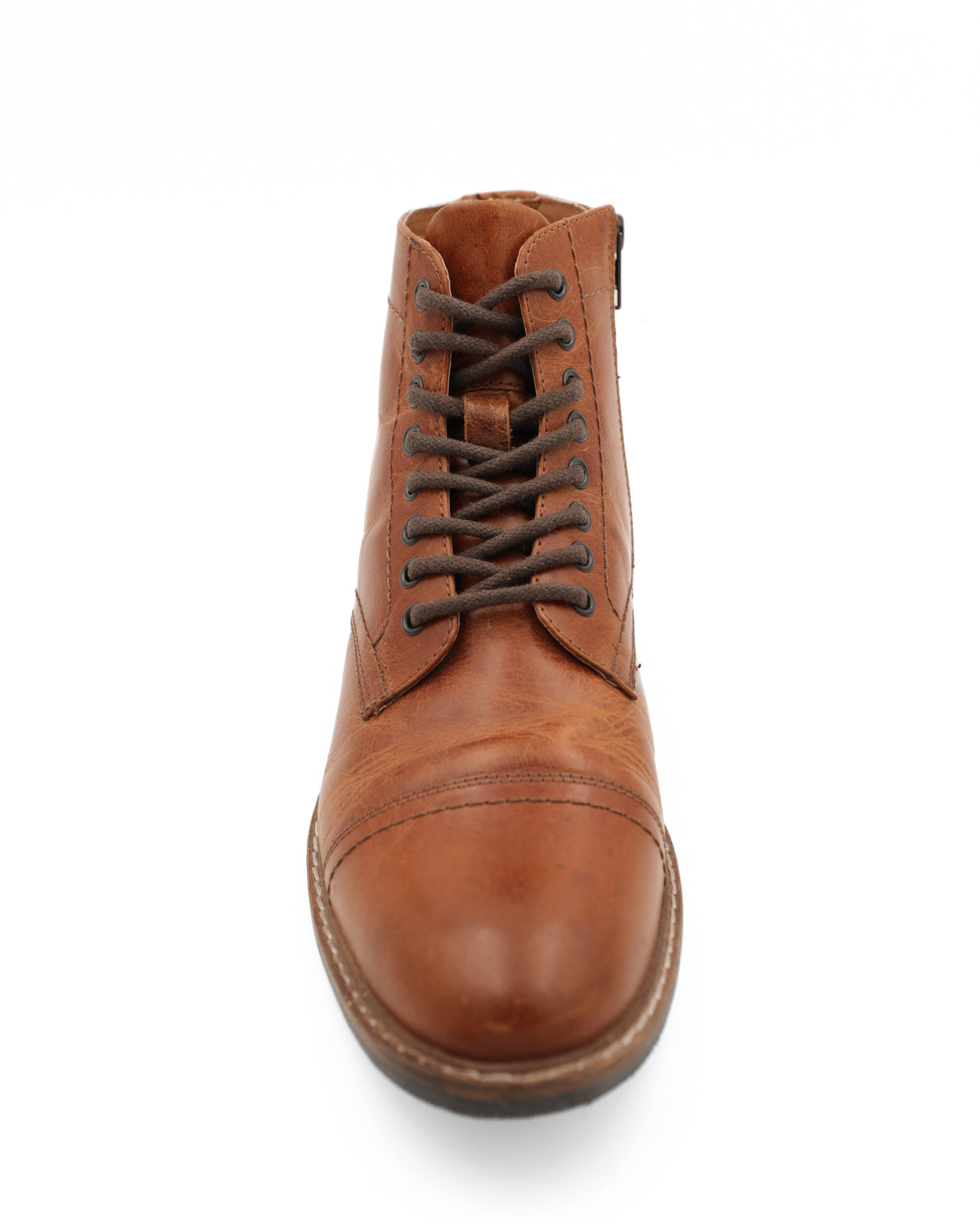 STEVE MADDEN LEATHER COMBAT BOOTS