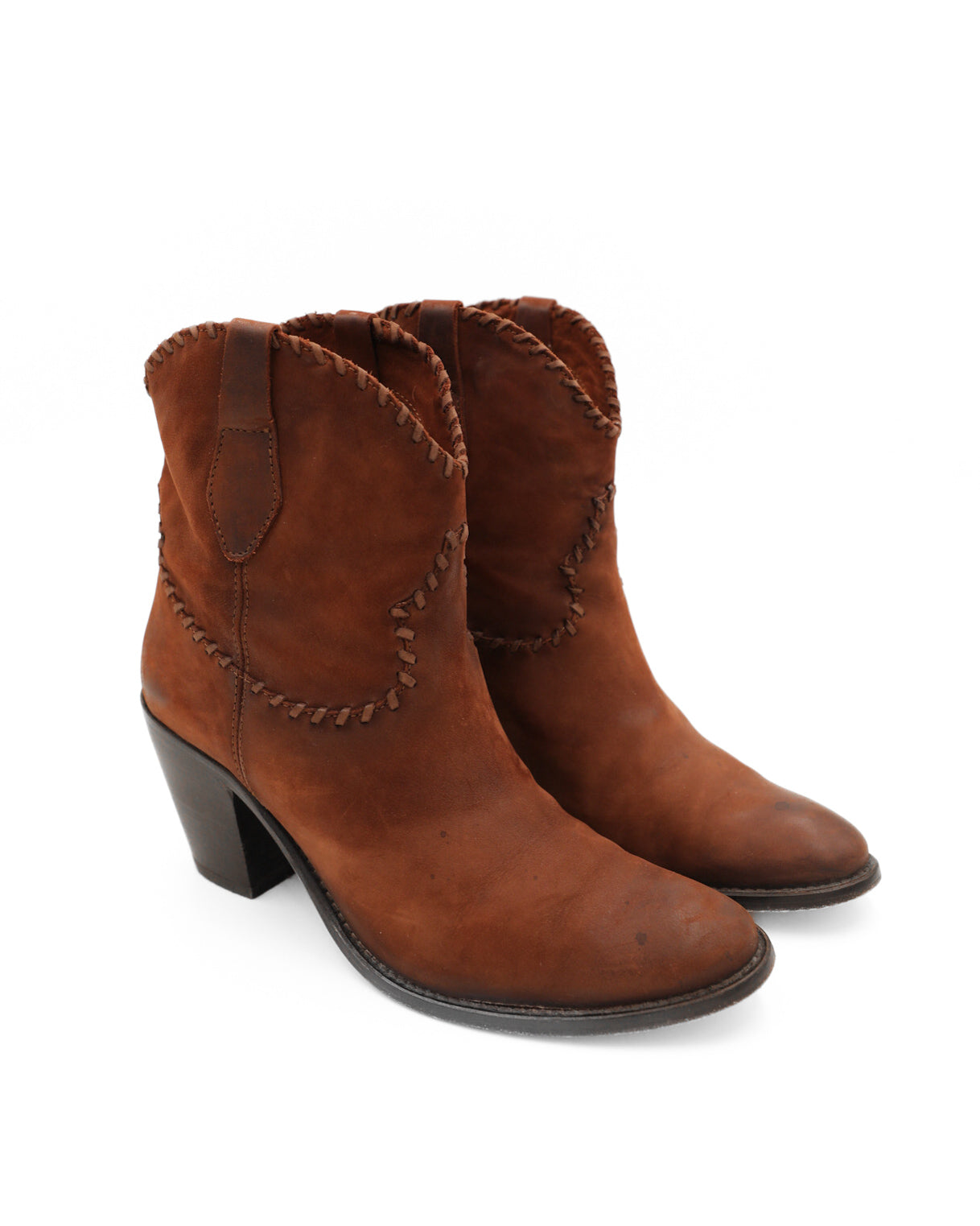 PROGETTO SUEDE WESTERN COWGIRL BOOTS
