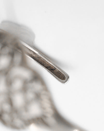 NATIVE AMERICAN STERLING SILVER FILIGREE CUFF BRACELET
