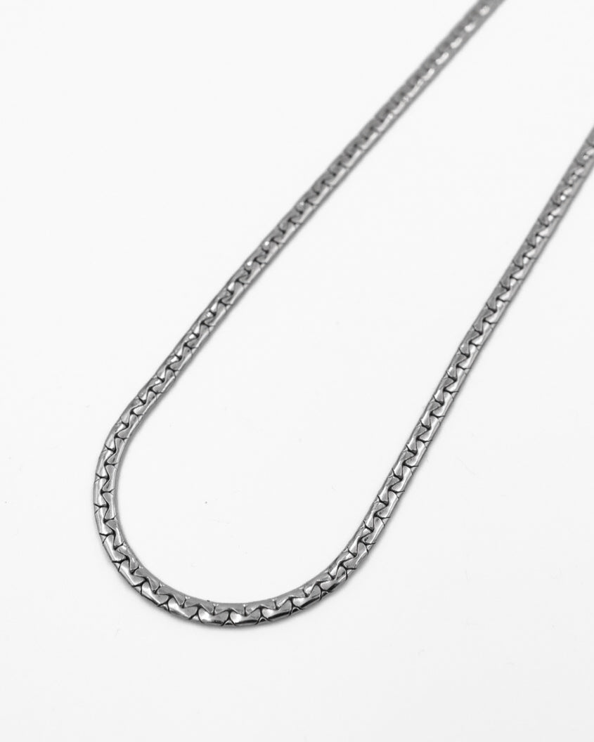 PARK LANE SILVER FLAT CHAIN NECKLACE