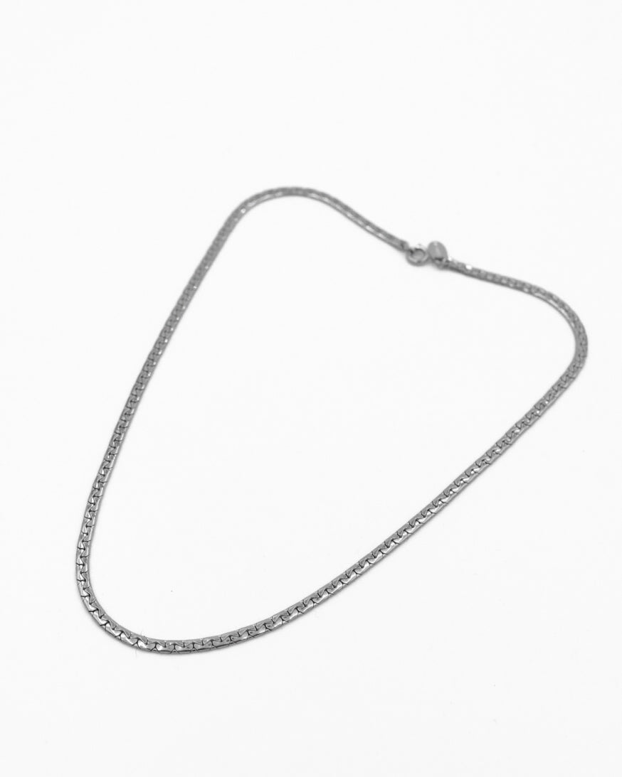 PARK LANE SILVER FLAT CHAIN NECKLACE
