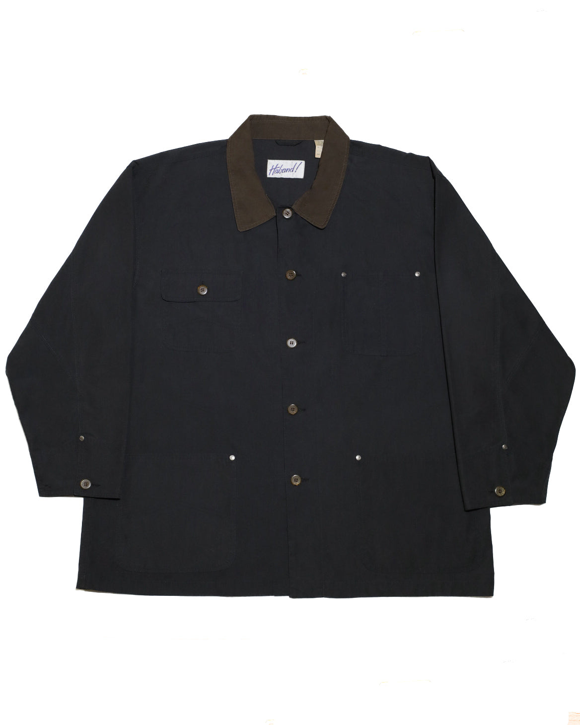 VINTAGE HABAND UTILITY SHORT SLEEVE BUTTON UP