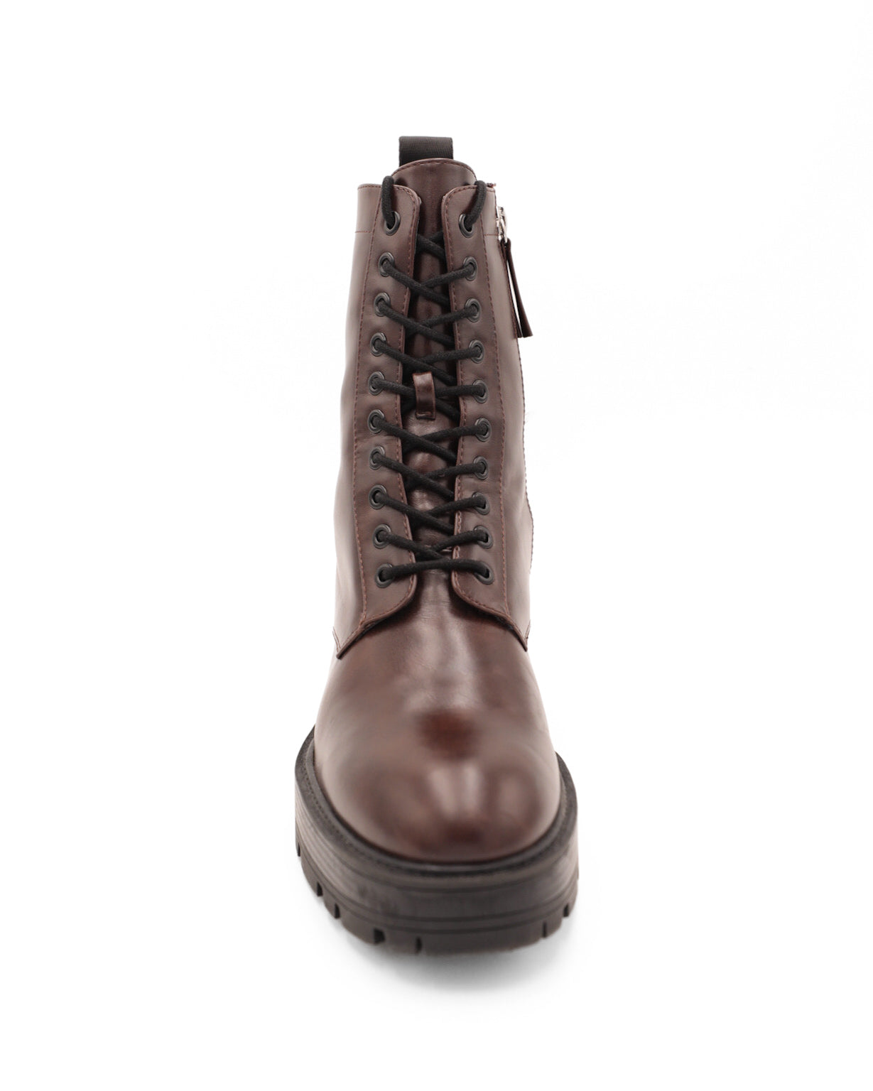 ZARA LACE-UP PLATFORM ANKLE COMBAT BIKER BOOTS