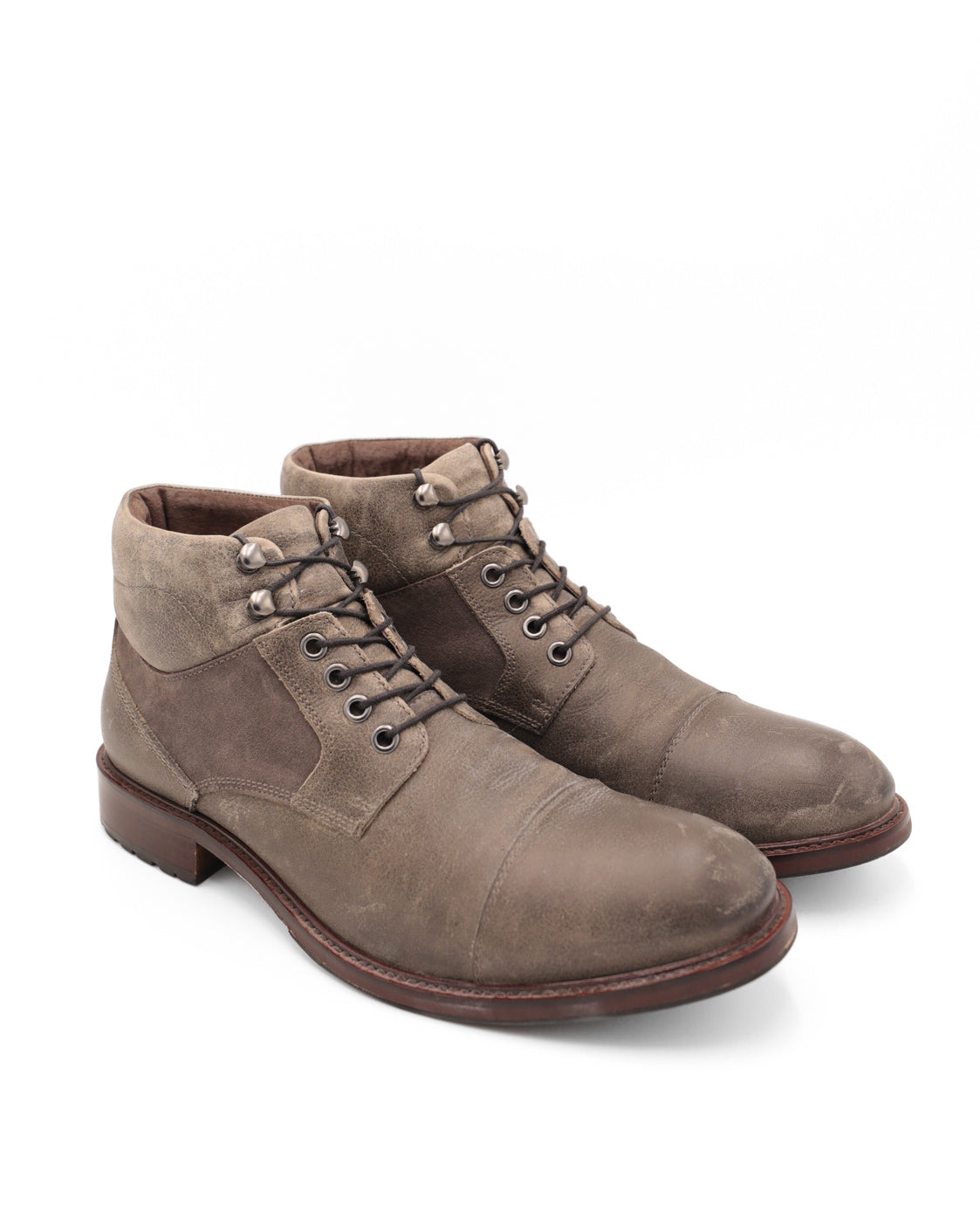 ASTON GREY COLLECTION SHAUN COMBAT ANKLE BOOT