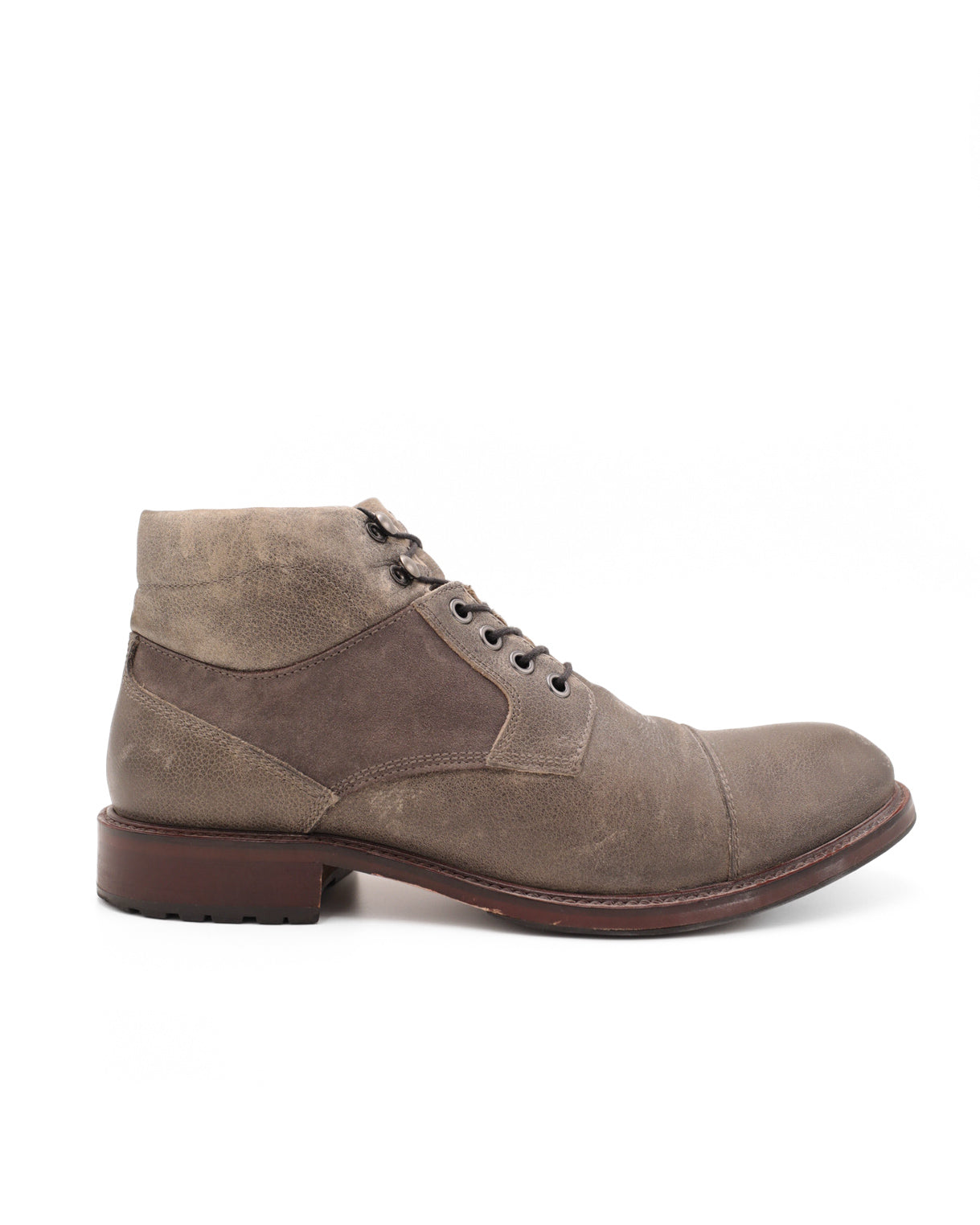 ASTON GREY COLLECTION SHAUN COMBAT ANKLE BOOT