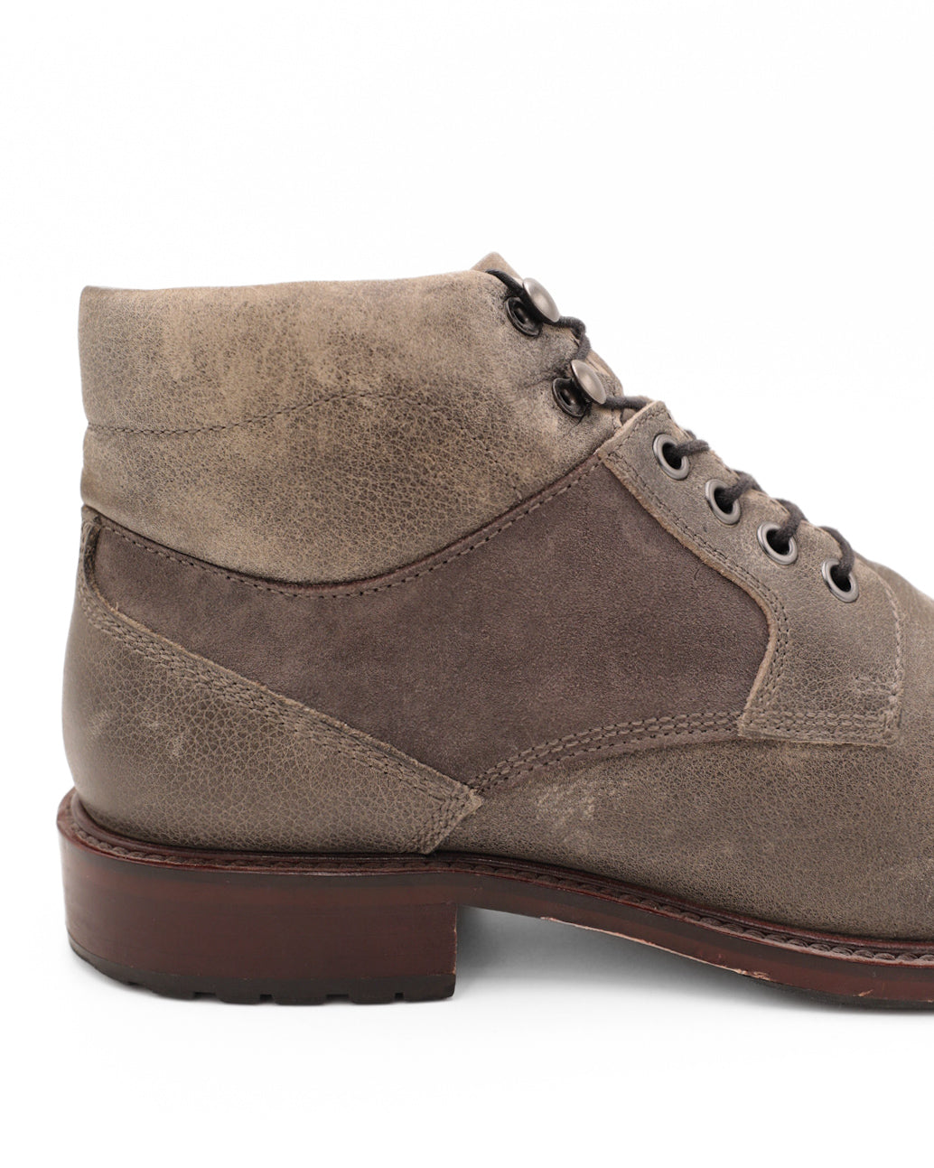 ASTON GREY COLLECTION SHAUN COMBAT ANKLE BOOT