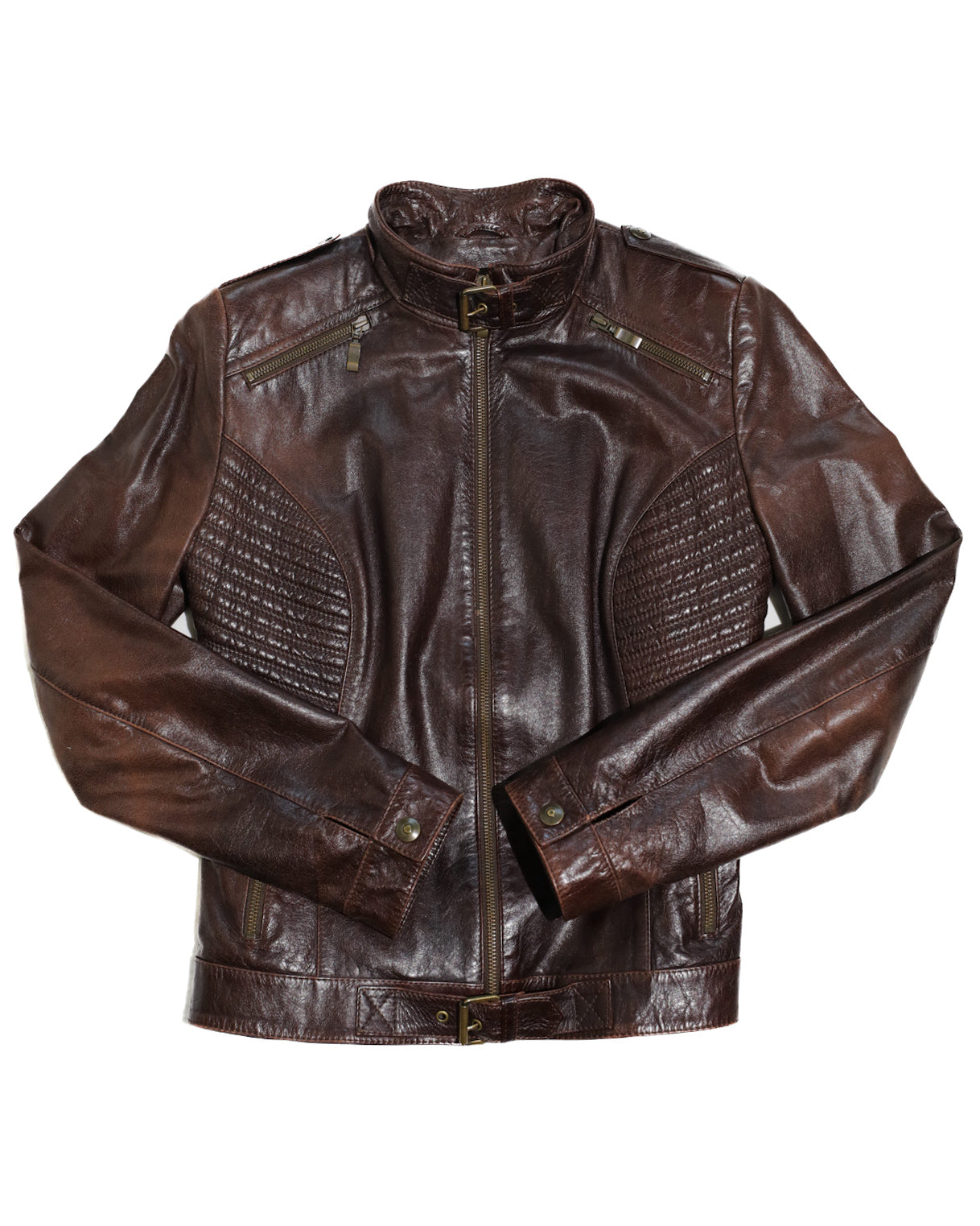 ITALIAN LEATHER MOTO STYLE JACKET