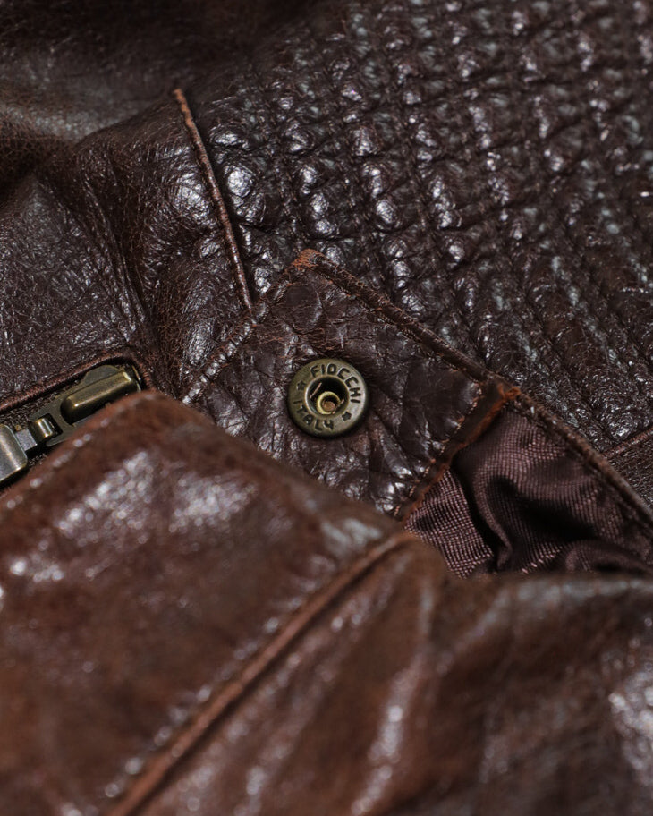 ITALIAN LEATHER MOTO STYLE JACKET