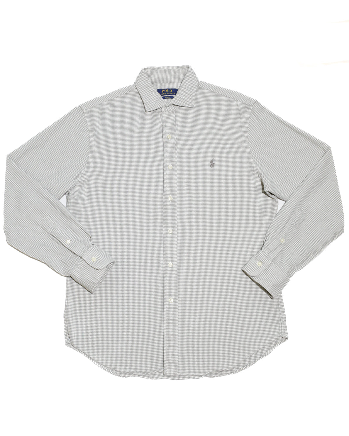 POLO RALPH LAUREN SLIM FIT HOUNDSTOOTH FLANNEL