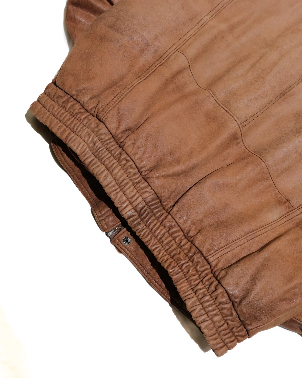 VINTAGE MENS REED SPORTSWEAR LEATHER BOMBER JACKET