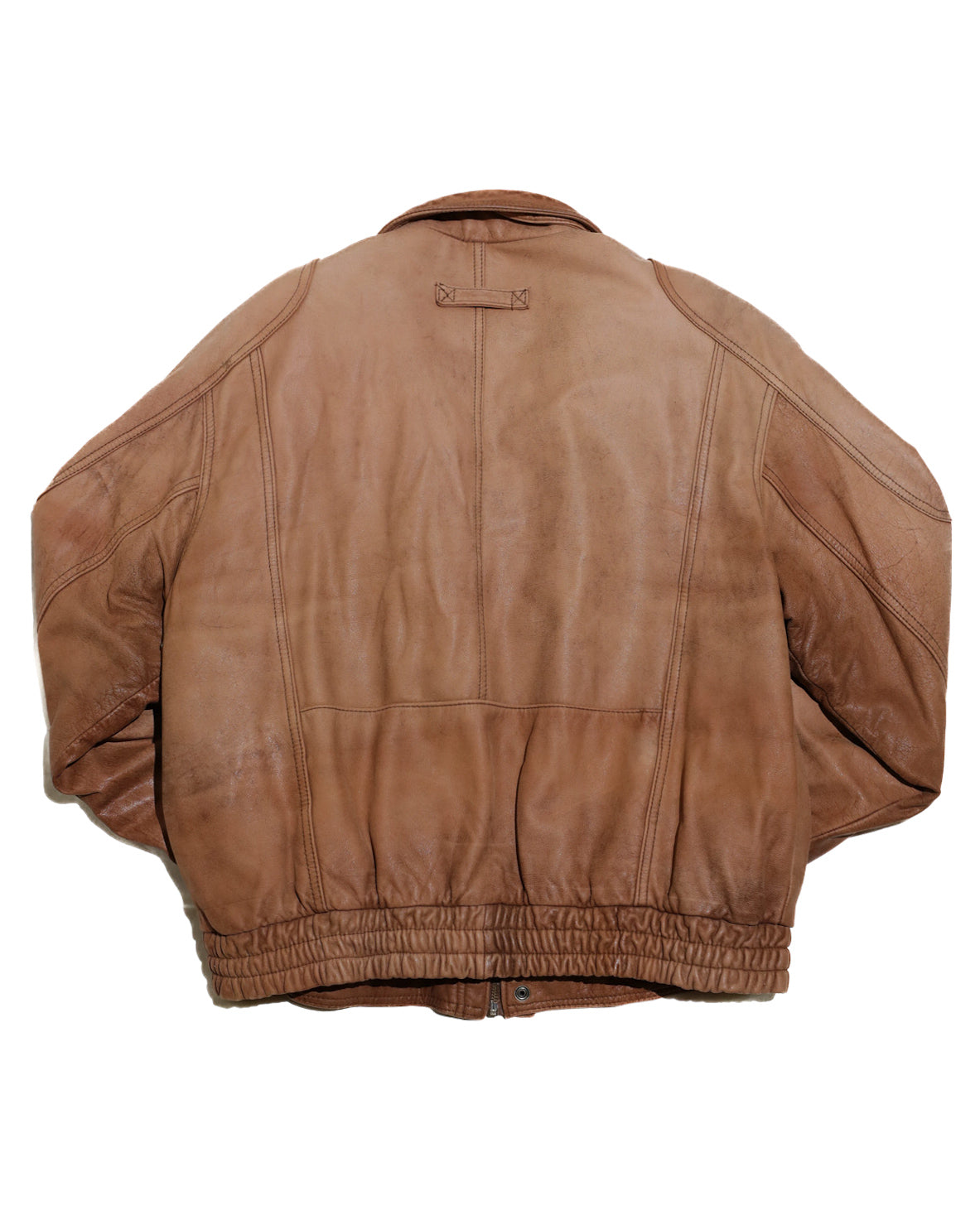 VINTAGE MENS REED SPORTSWEAR LEATHER BOMBER JACKET