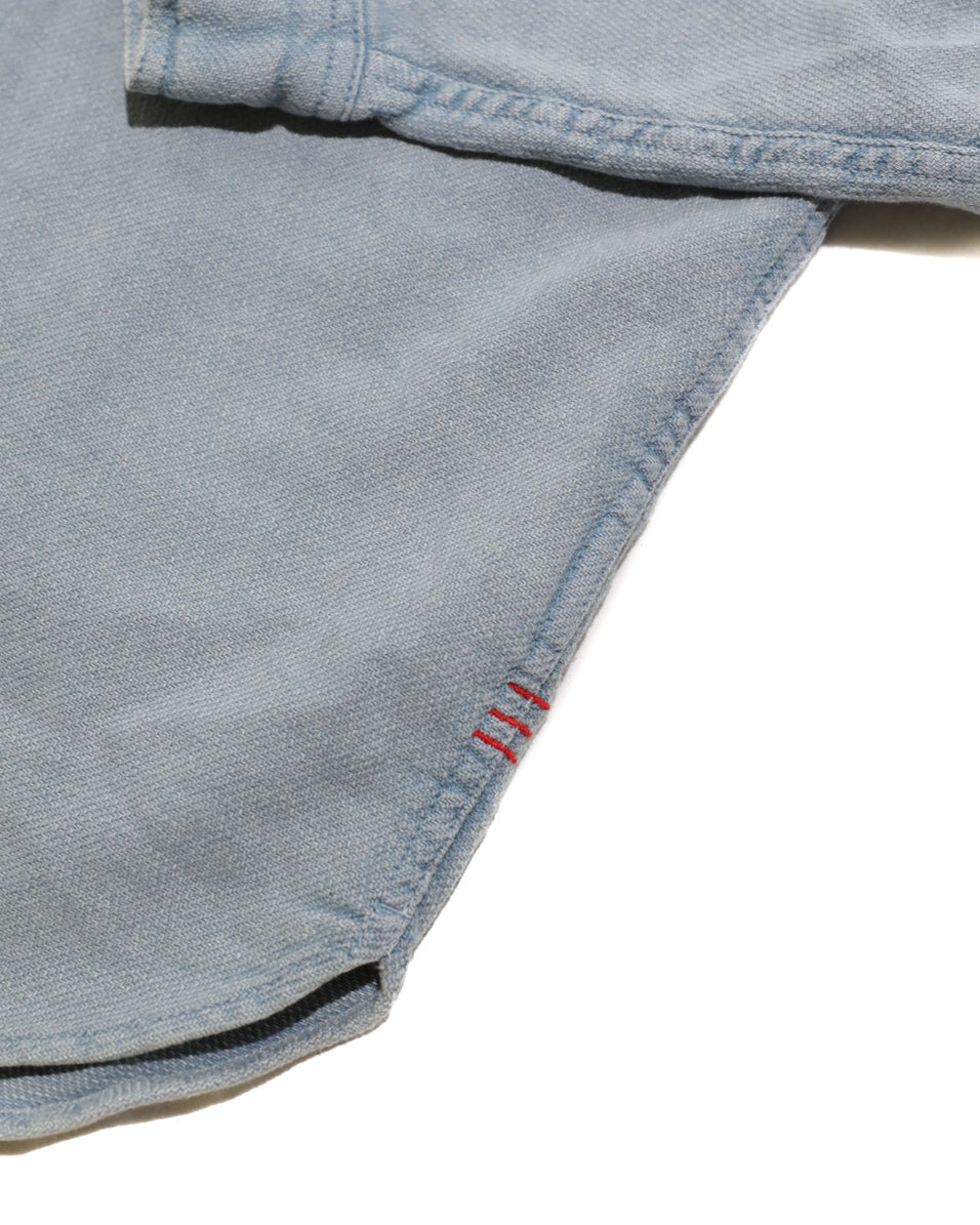 BDG Shaket Faded Button Up Hoodie