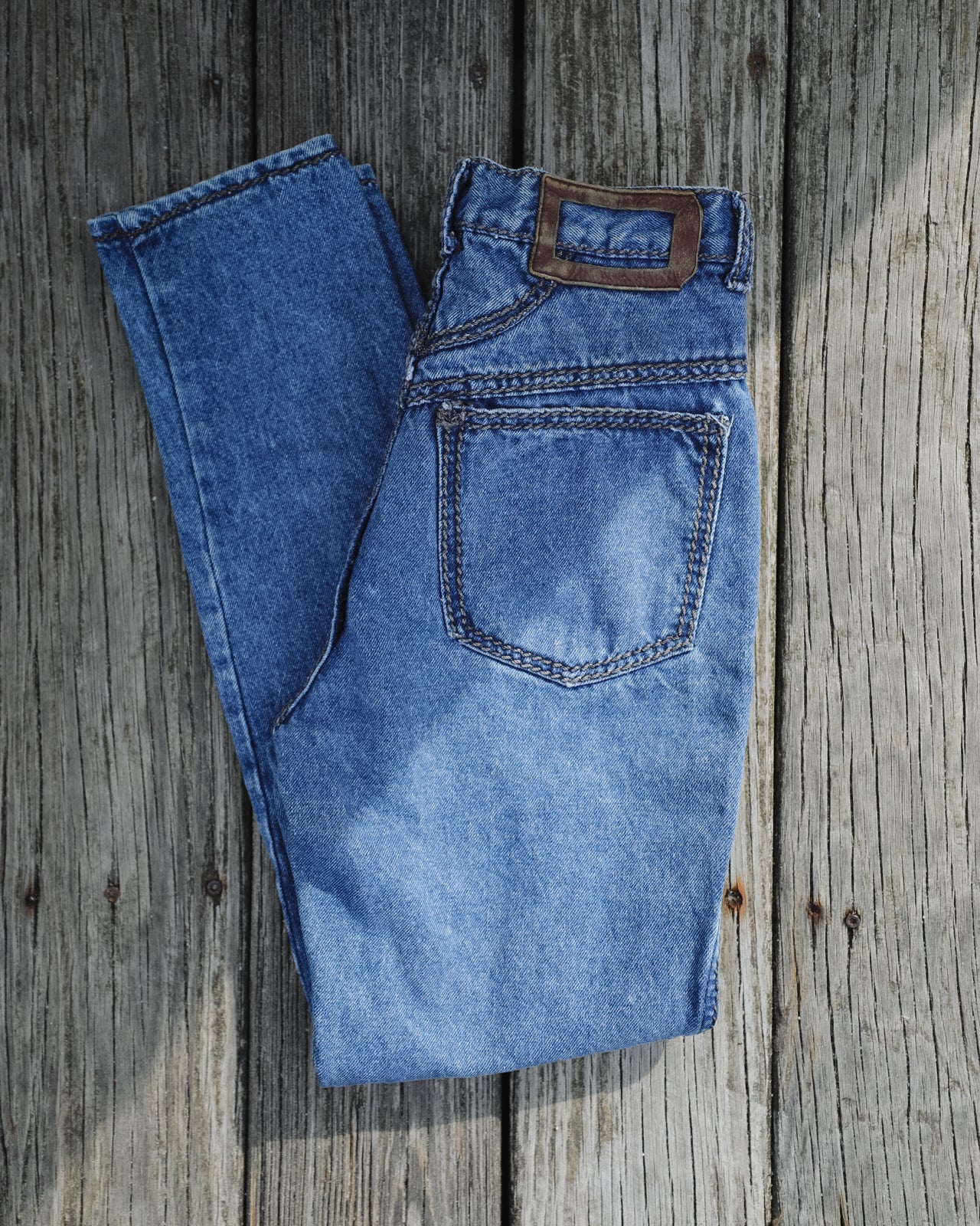 Vintage 1980's Jeanjer Western High Waisted Denim Jeans
