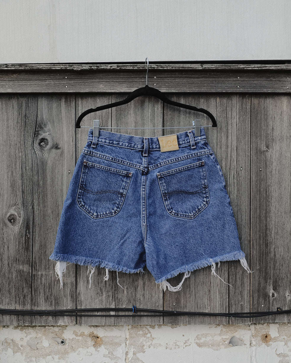 Vintage Lee High Waisted Cut Off Jean Shorts