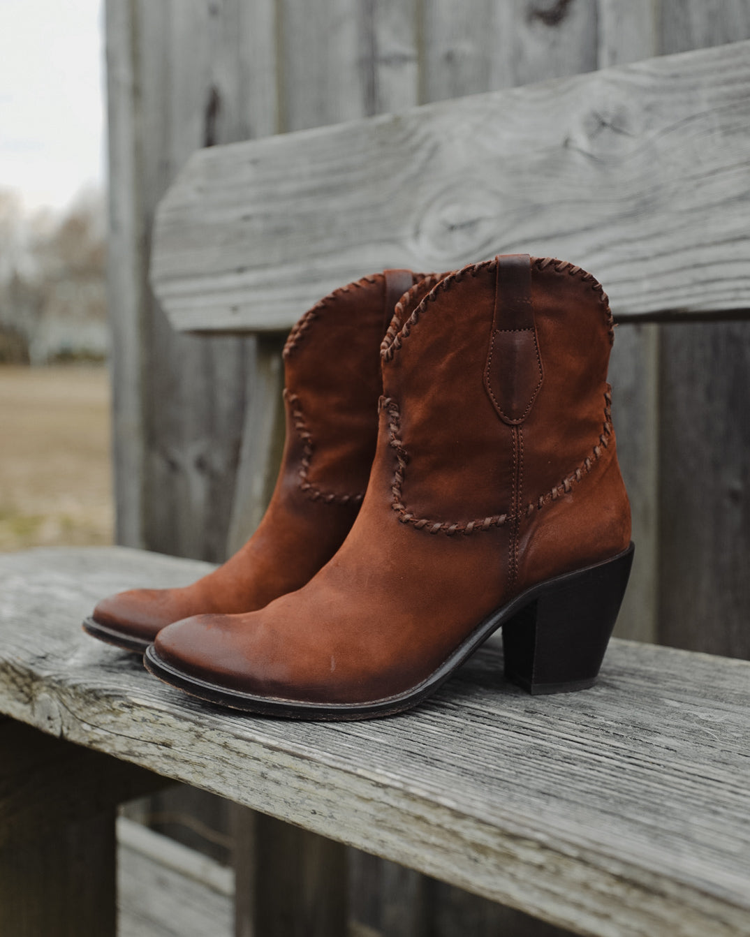 PROGETTO SUEDE WESTERN COWGIRL BOOTS