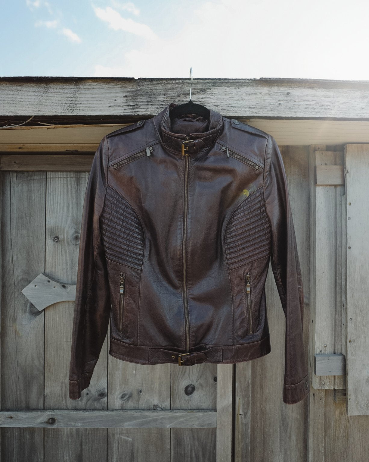 ITALIAN LEATHER MOTO STYLE JACKET
