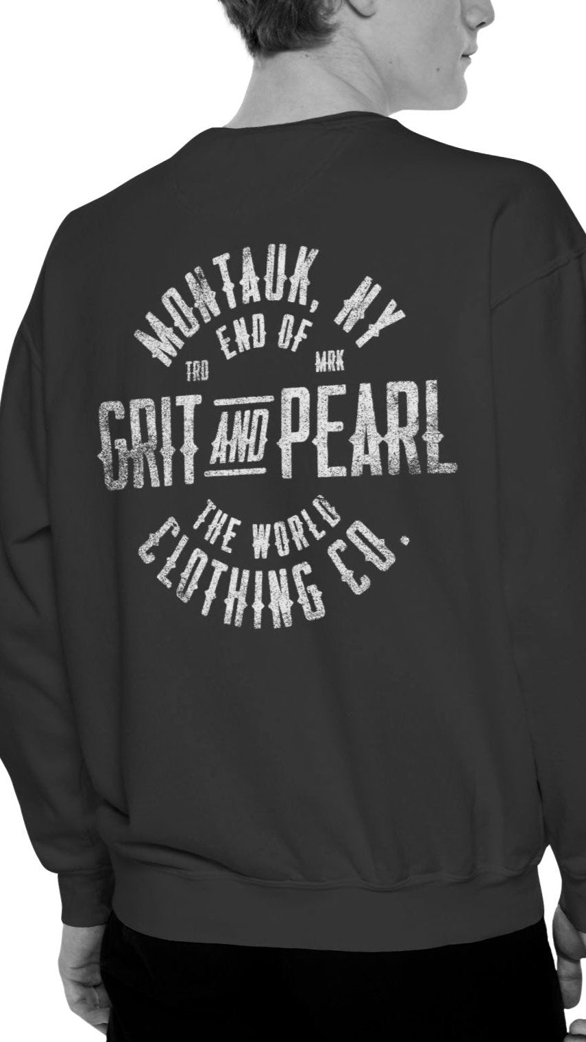 CREWNECK SWEATSHIRT - WHITE X PEPPER GRAY