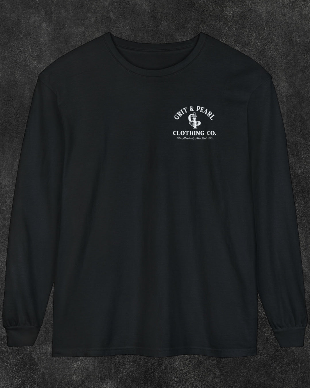 GRIT AND PEARL LONG SLEEVE - BLACK X WHITE X SANDSTONE GREEN