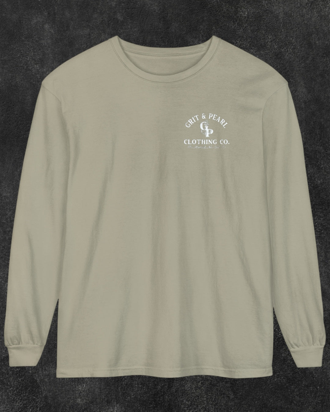 GRIT AND PEARL LONG SLEEVE - BLACK X WHITE X SANDSTONE GREEN