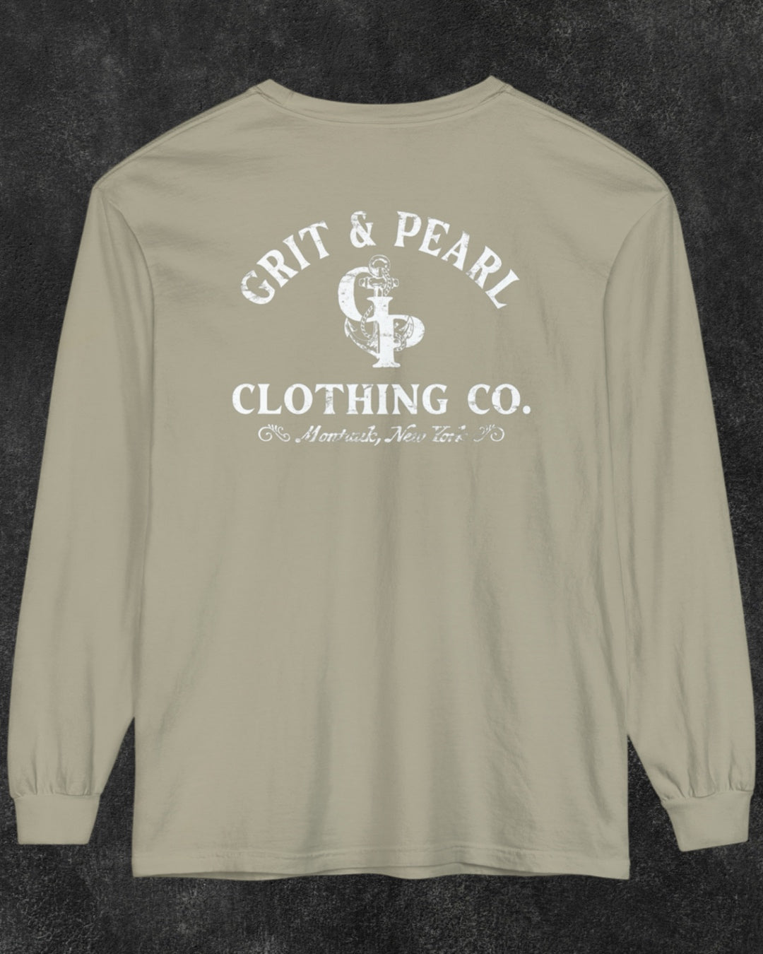 GRIT AND PEARL LONG SLEEVE - BLACK X WHITE X SANDSTONE GREEN