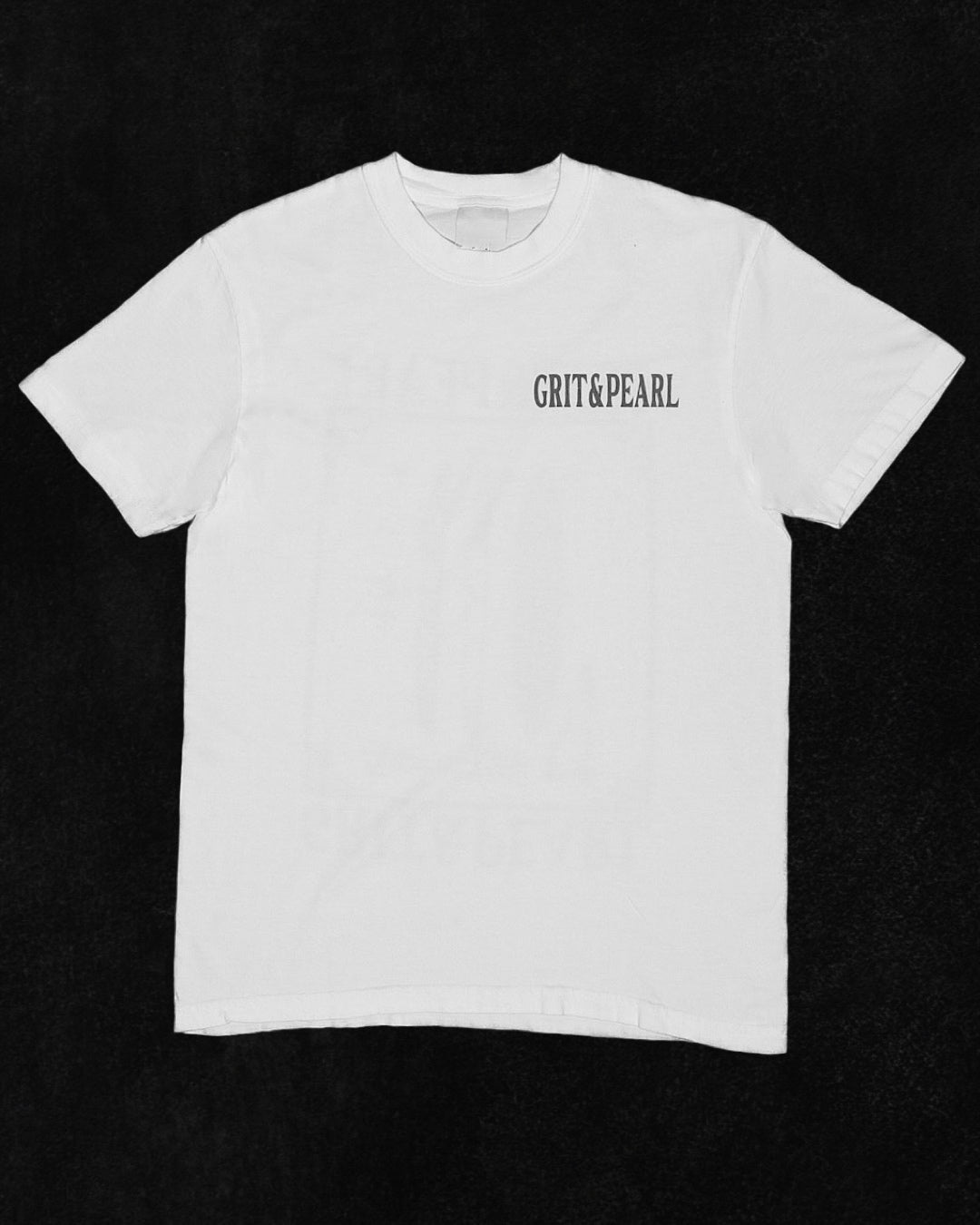 SURFBOARD BLUEPRINT TEE - GRAPHITE GRAY X WHITE