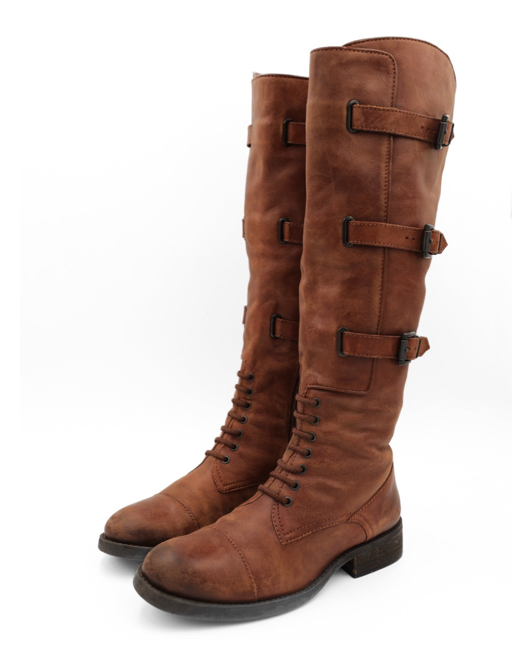 VINCE CAMUTO FENTON LEATHER RIDING BOOTS