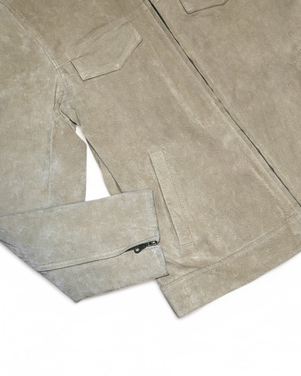 Denim&Co Suede Leather Jacket